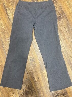 Westbound size 12 Petite Charcoal Petite Pants work wear career wear stretch